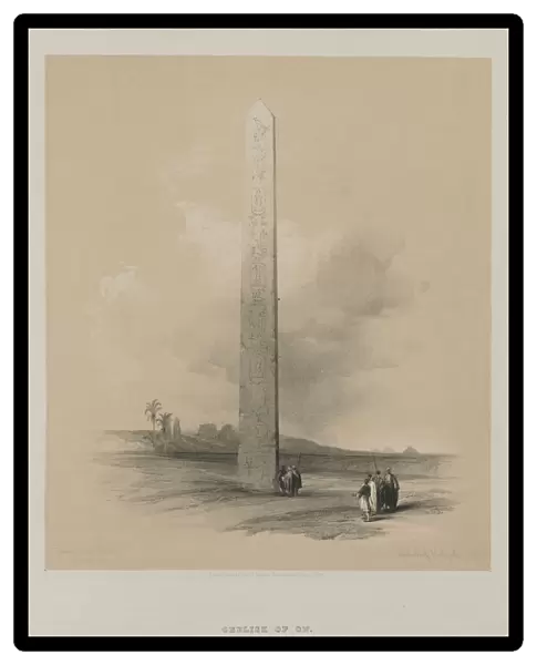 Egypt Nubia Volume II Obelisk Heliopolis 1848