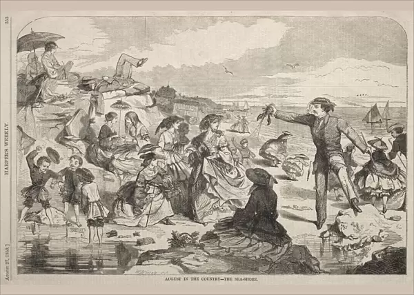 August Country Seashore 1859 Winslow Homer American