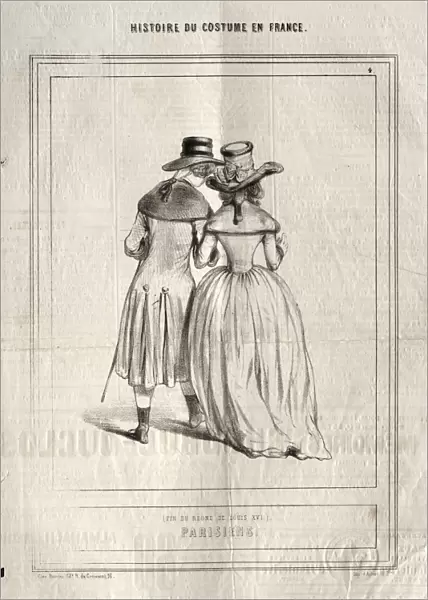 Histoire du Costume en France Parisiens 1843