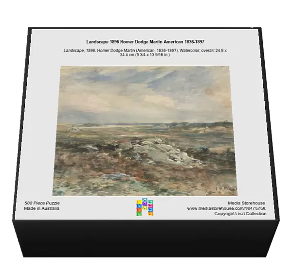 Landscape 1896 Homer Dodge Martin American 1836-1897