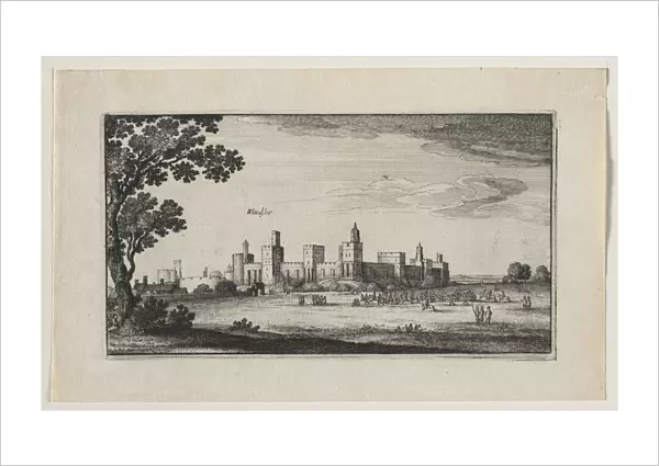 Windsor Castle Southeast 1644 Wenceslaus Hollar
