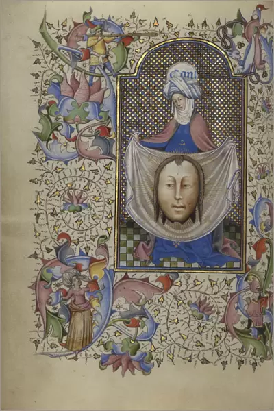 Saint Veronica Displaying Sudarium Master Guillebert de Mets