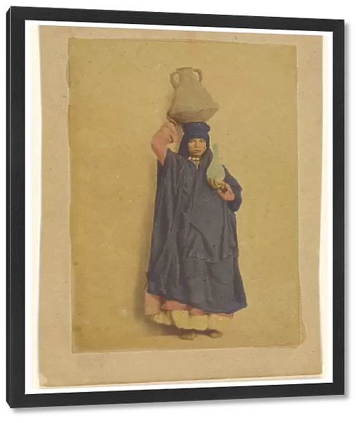 Femme portant des cruches d eau Wilhelm Hammerschmidt