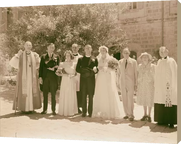 Mr Allisson wedding Wedding group courtyard Middle East