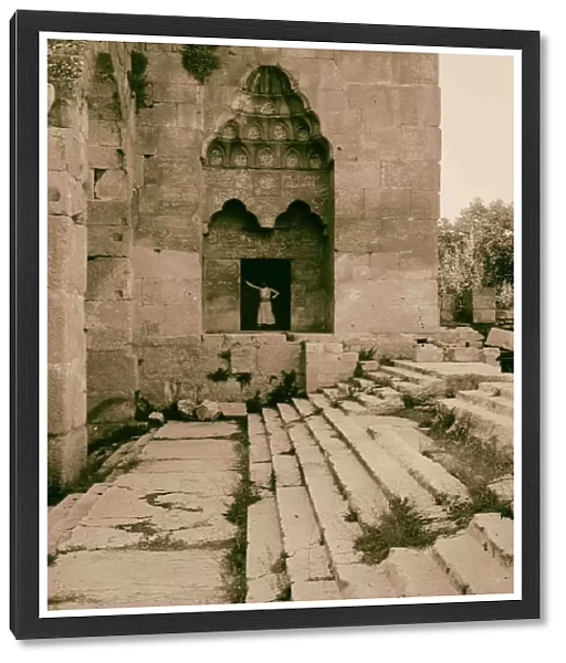 Baalbek Arabian stalactite portal 1900 Lebanon