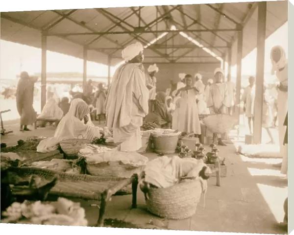 Sudan Omdurman market shed 1936