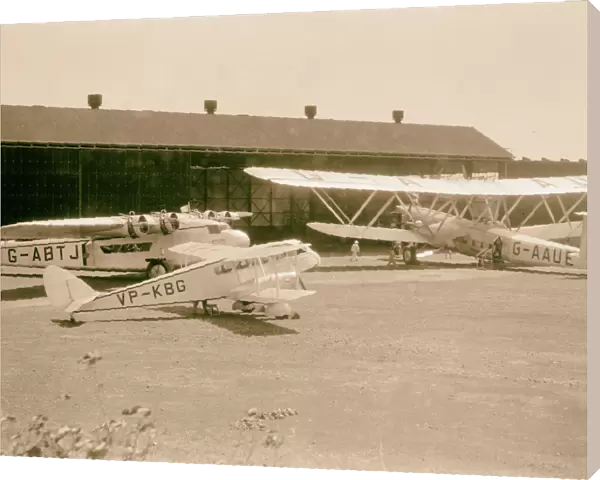 Kenya Colony Kisumu Collection planes large hangar