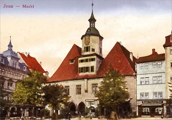 Marktplatz Jena Buildings 1919 Thuringia Markt