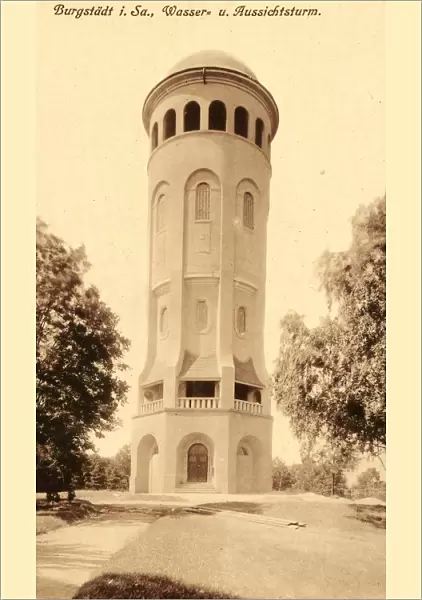 Taurasteinturm 1914 Landkreis Mittelsachsen Burgstadt