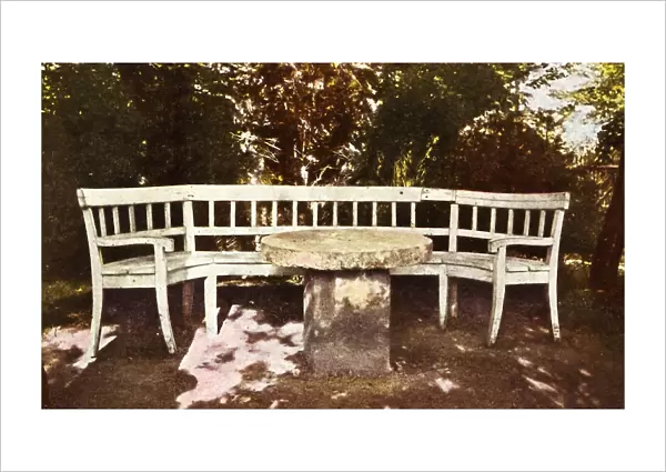 Friedrich Schiller memorials Garden furniture