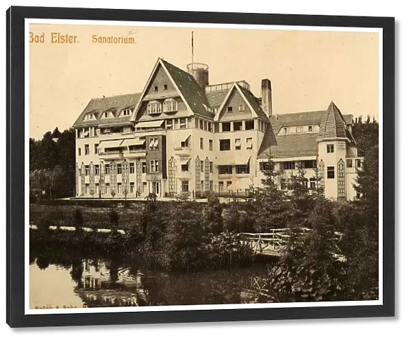 Spa buildings Saxony Buildings Bad Elster 1908