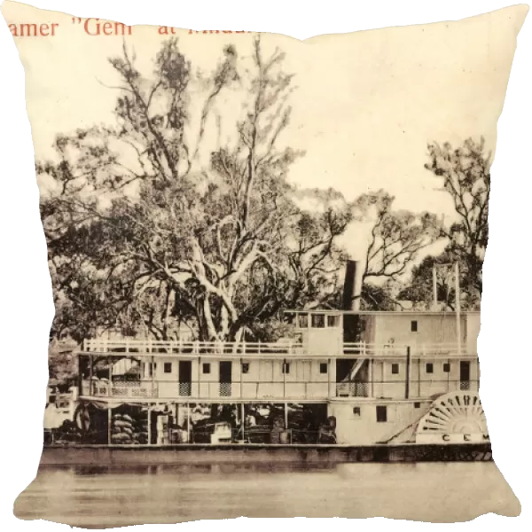 Paddle steamers Murray River Mildura 1906 Victoria