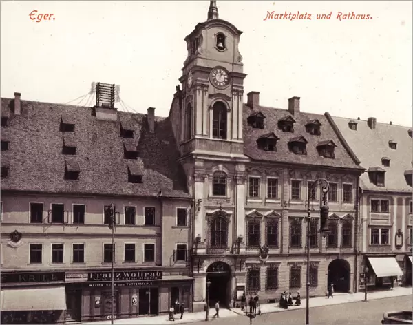 Town halls Karlovy Vary Region Naměsti Krale Jiriho