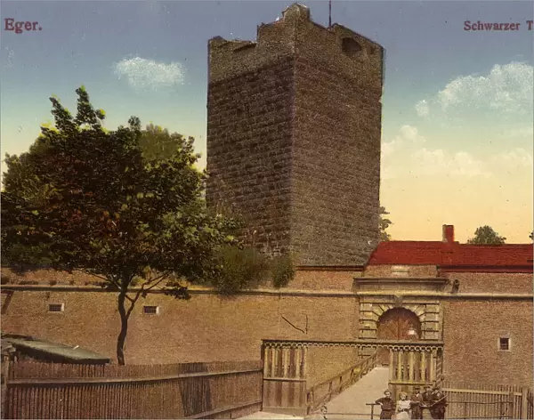 1911 Karlovy Vary Region History Cheb Castle
