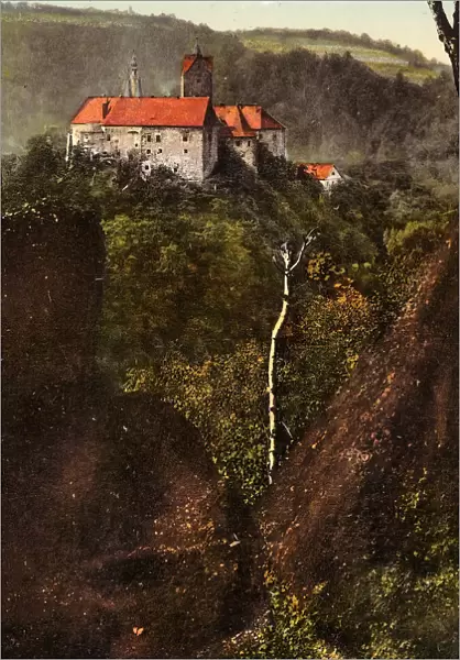 History Loket Castle 1913 Karlovy Vary Region