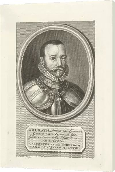 Portrait Lamoraal count van Egmond Portrait bust
