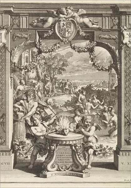 Allegory marriage commitment Cornelis Calff Grietje Bloem Title page