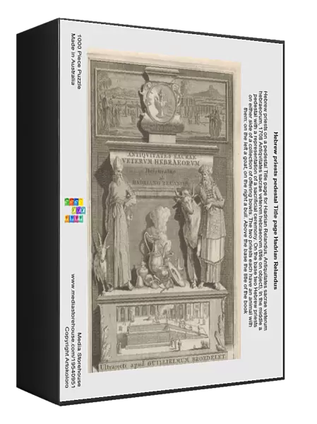 Hebrew priests pedestal Title page Hadrian Relandus