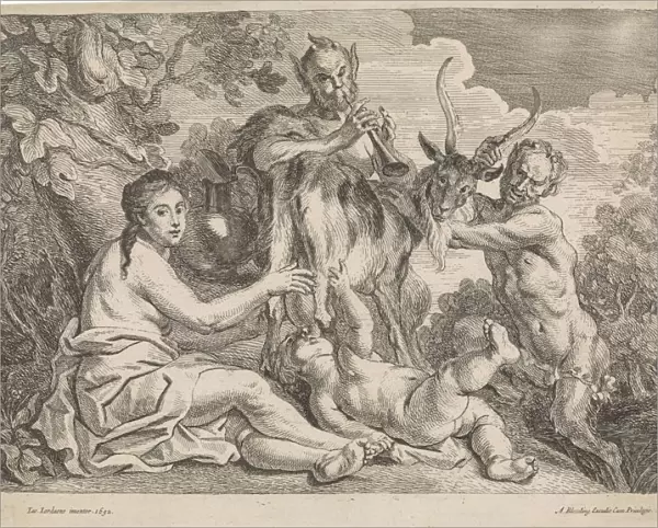 child becomes Jupiter fed goat Amalthea satyr