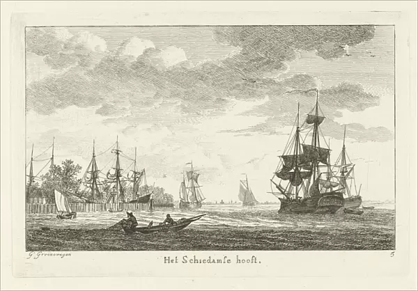 View western harbor chief Schiedam Het Schiedamsche hooft
