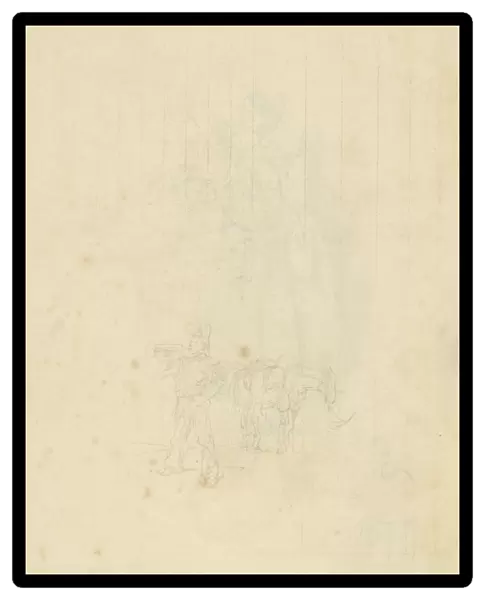 Sketch herald horse Pieter van Loon Mar-1843