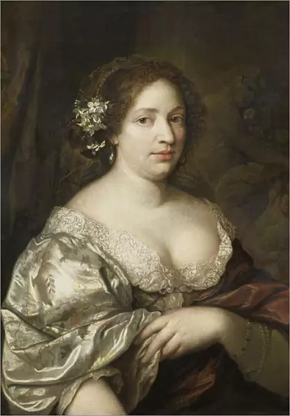 Portrait Margaretha Godin d 1694 wife artist
