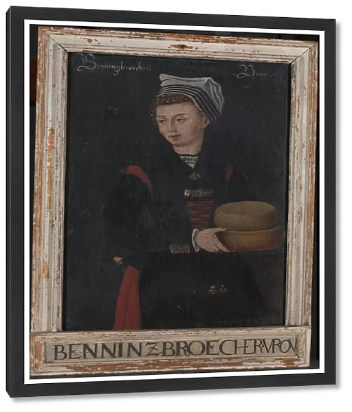 Picture frame Benninzbroecher Vrou Old painting