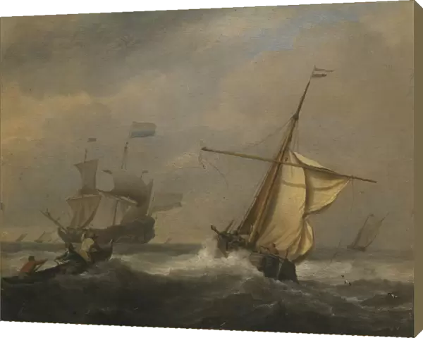 Willem van de Velde Younger Fishing Boats Gabe