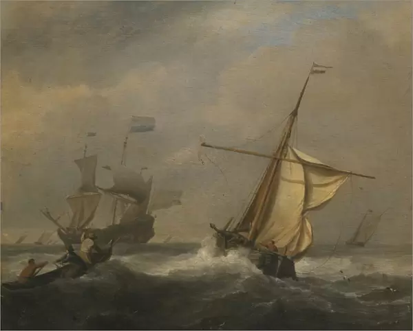 Willem van de Velde Younger Fishing Boats Gabe