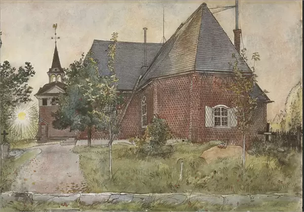 Carl Larsson Old Sundborn Church Home 26 watercolors