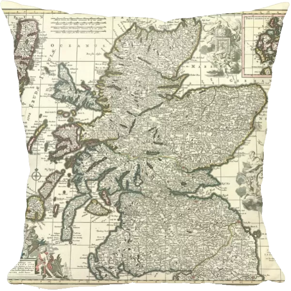 Map Novissima Regni Scotiae Septentrionalis et Meridionalis tabula