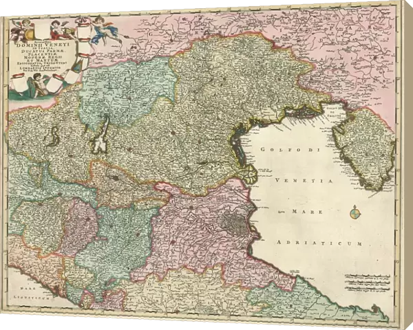 Map Accuratissima dominii Veneti Italia ducatus Parmae