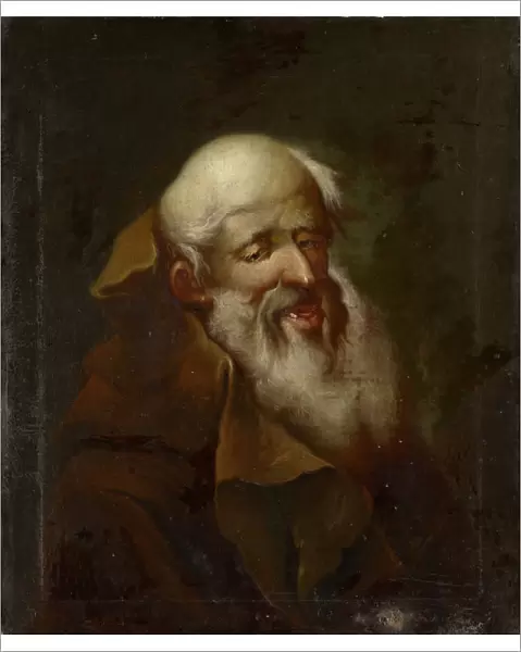 Portrait Rabbi oil canvas 77 x 64 cm unmarked