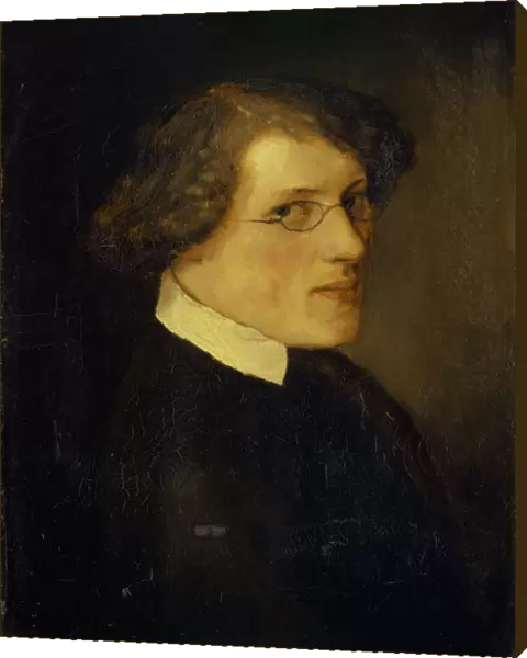 Portrait Jakob MAÔé¼hly student 1848 oil canvas