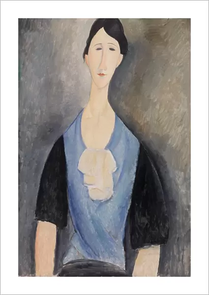 Amedeo Modigliani Young Woman Blue Giovane donna