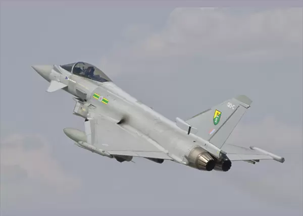 Royal Air Force EF-2000 Typhoon taking off