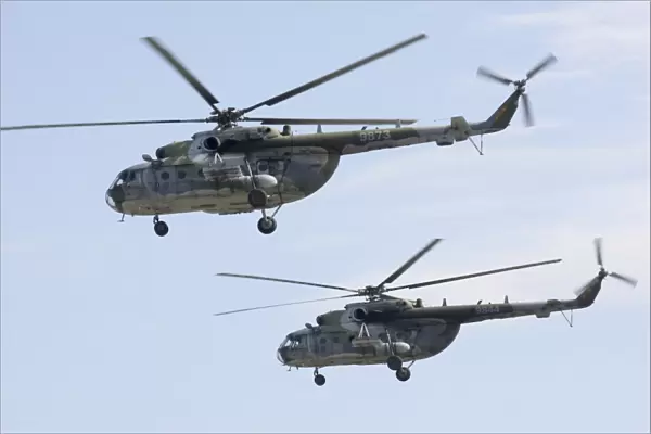 Mil Mi-17 helicopters of the Czech Air Force
