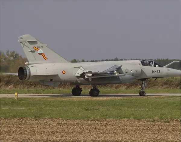 A Spanish Mirage F-1M at Florennes Airfield, Belgium