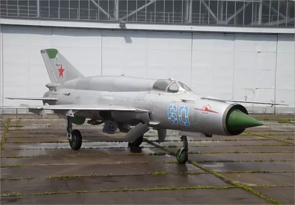 A Russian MiG-21SMT fighter plane
