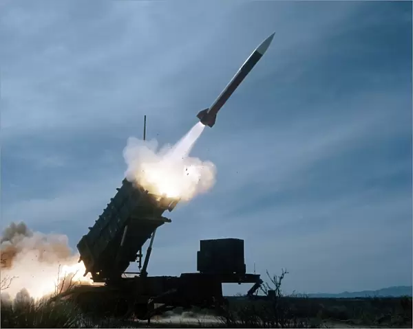 An MIM-104 Patriot missile is test fired