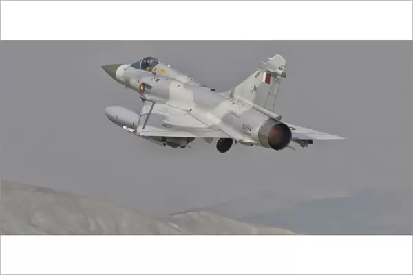 A Qatar Emiri Air Force Mirage 2000 taking off