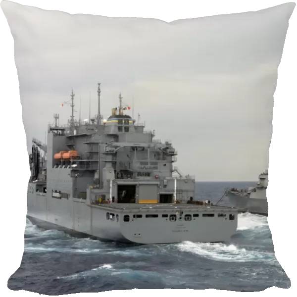 The Military Sealift Command fleet replenishment oiler USNS Richard E