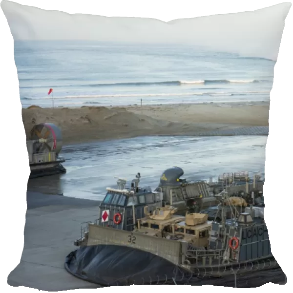 Landing Craft Air Cushions return to their homeport