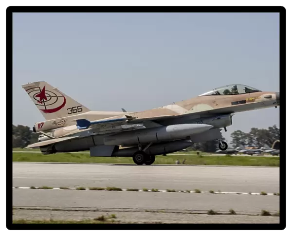 An Israeli Air Force F-16C of during joint exercise INIOHOS 2016