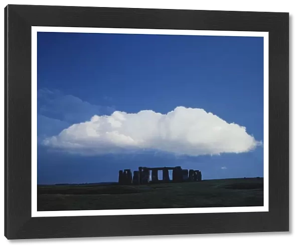 A large cloud over Stonehenge, Wiltshire, England