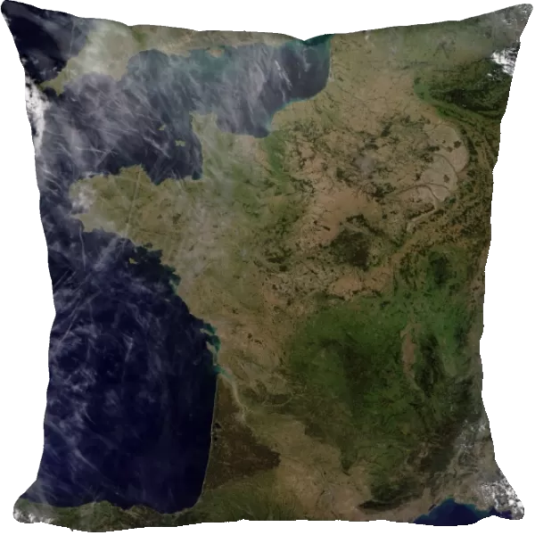 Satellite view of France