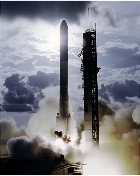 The launch of Goddards eighth Orbiting Solar Observatory aboard the Delta rocket
