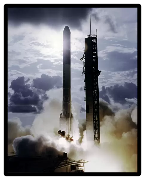 The launch of Goddards eighth Orbiting Solar Observatory aboard the Delta rocket