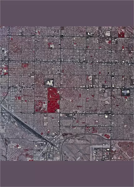 Satellite view of Tucson, Arizona