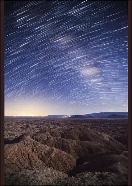 Milky Way above the Borrego Badlands, California